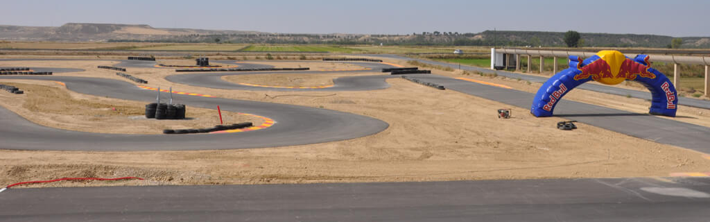 Cabecera Circuito Racing Park Ejea